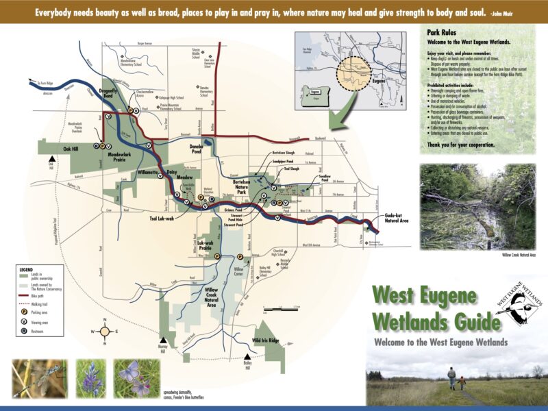 West Eugene Wetlands Map/Guide WREN